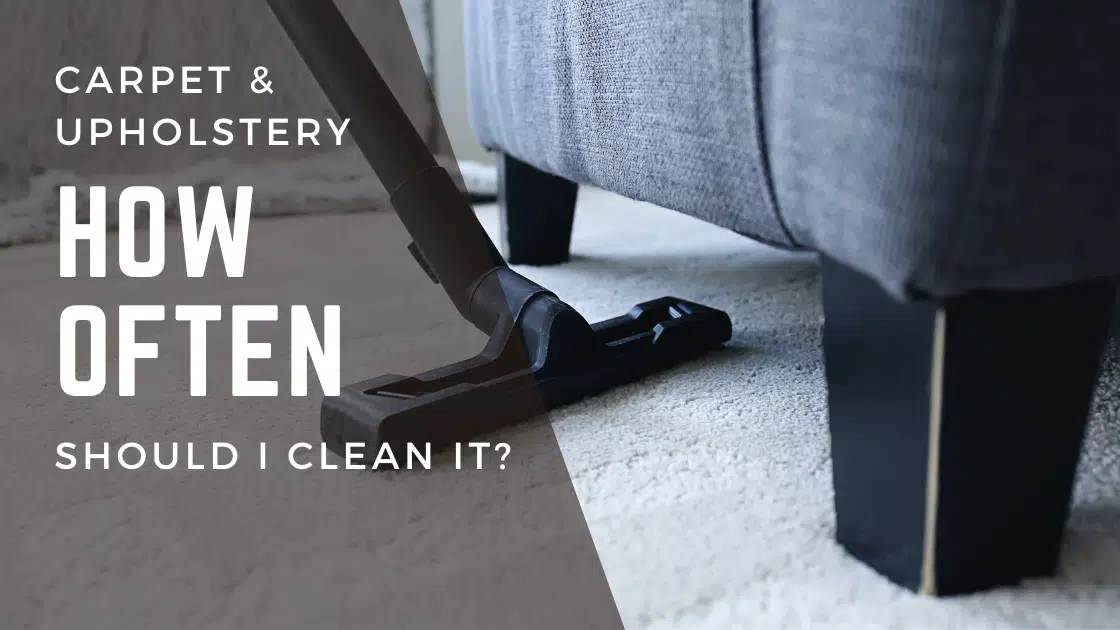 Frequency Matters: How Often Should You Clean Carpet & Upholstery?